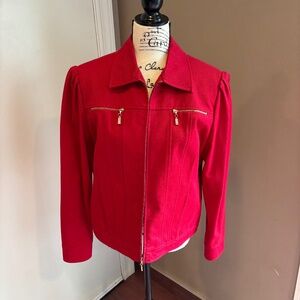 St. John Sport cotton jean style jacket